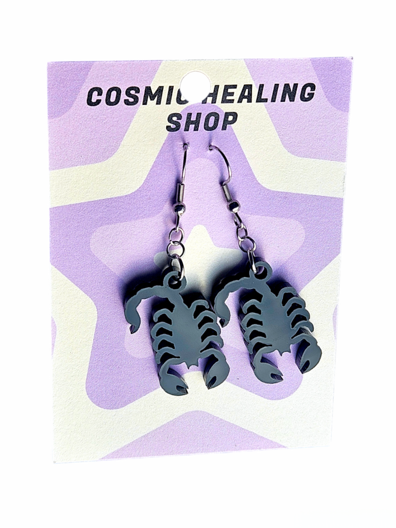 Small Scorpion Earrings - Acrylic Earrings Multiple Colors